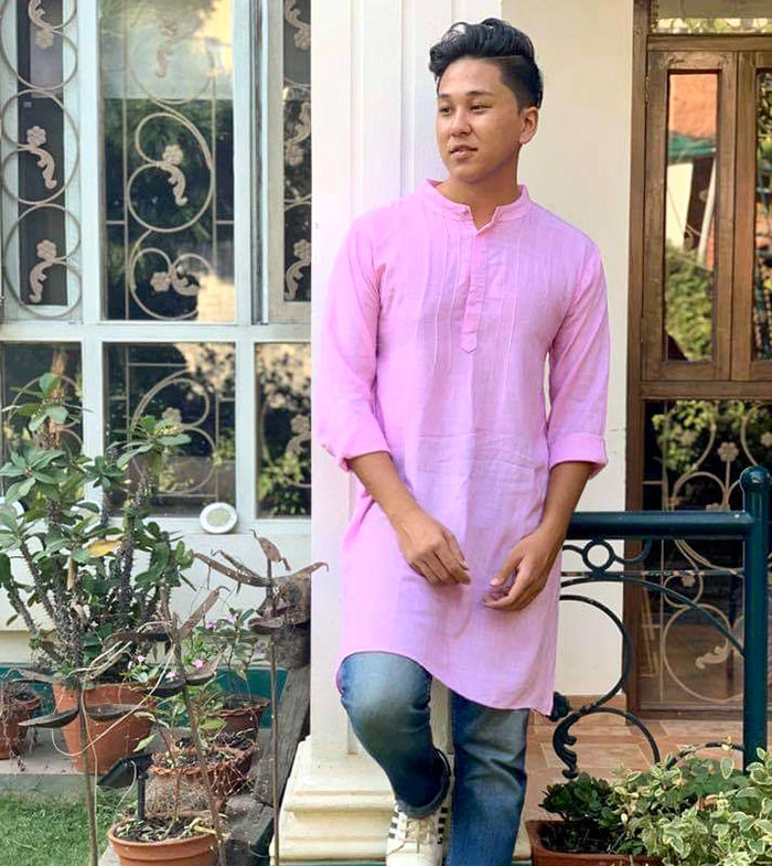 Plain Men's Kurtha