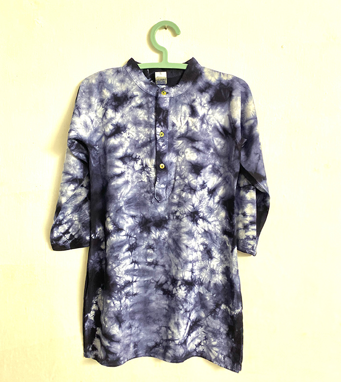Tiedye Marble Kurtha
